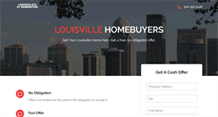 Desktop Screenshot of louisvillehomebuyers.com